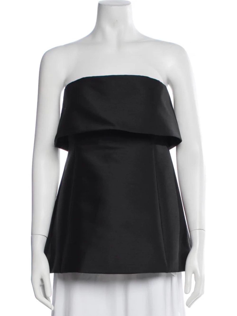 Toteme wool silk fold over top